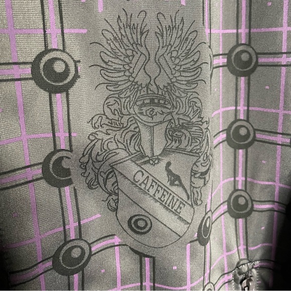 Men’s Caffeine Brand Long Sleeved Zip-up Track Jacket - Size Mens Large - Picture 3 of 4